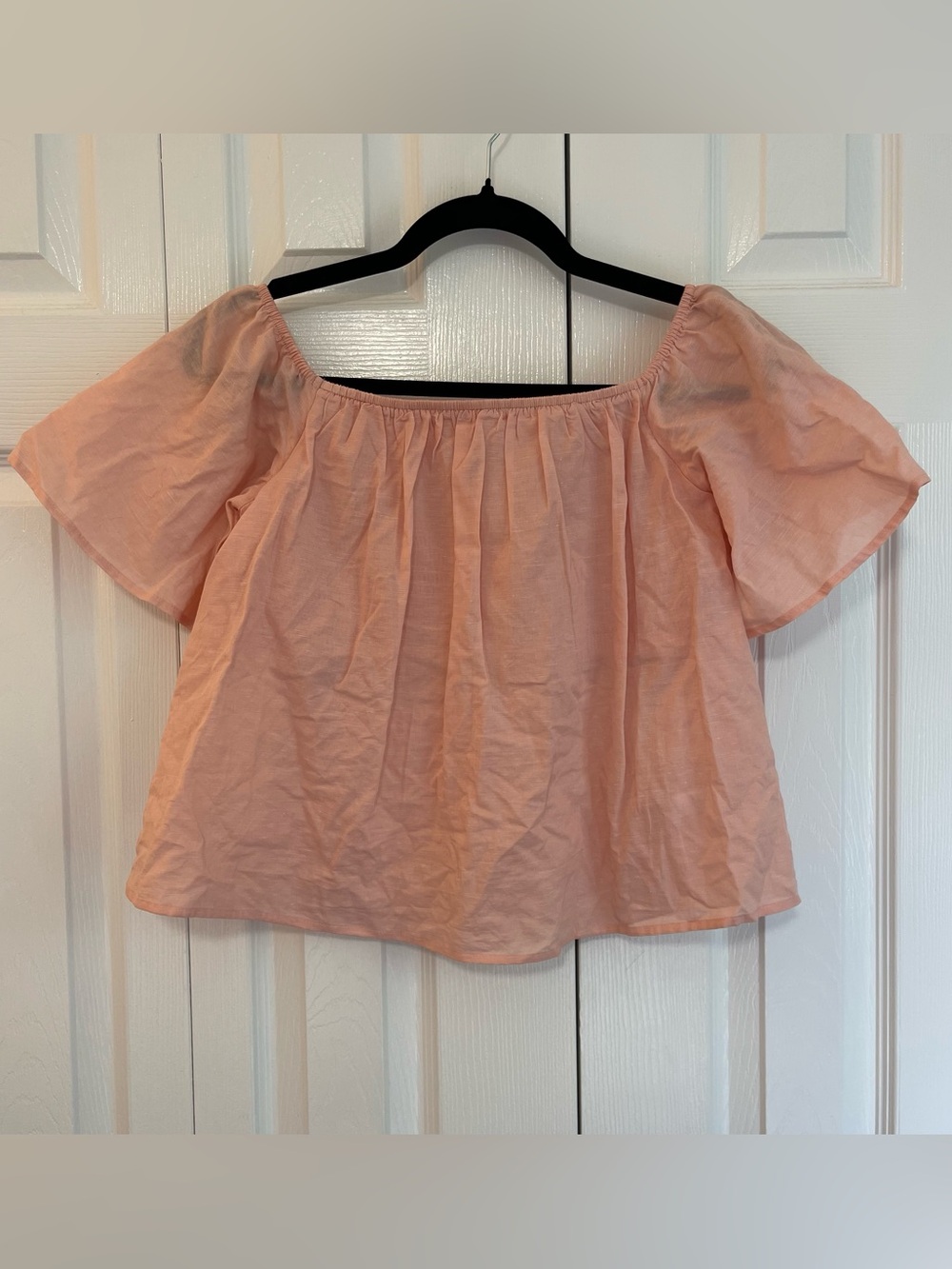 Express Women's Off-Shoulder Pink Top Size S